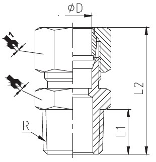 Male Adapter Compression fittings, Brass connectors, Brass Pipe Joint Fittings, Pneumatic Fittings, Air Fittings